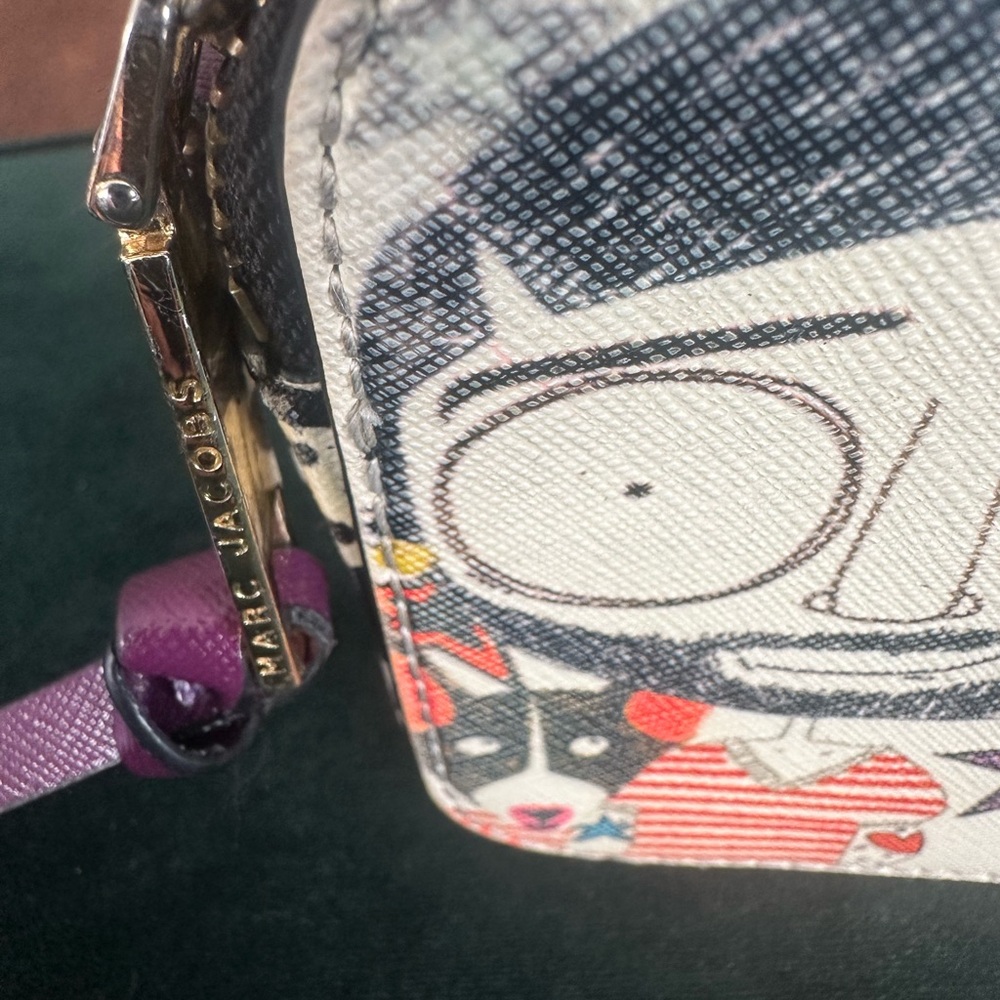 Marc Jacobs X Anna Sui. Purple and Gold Accent Bag - Picture 2 of 6